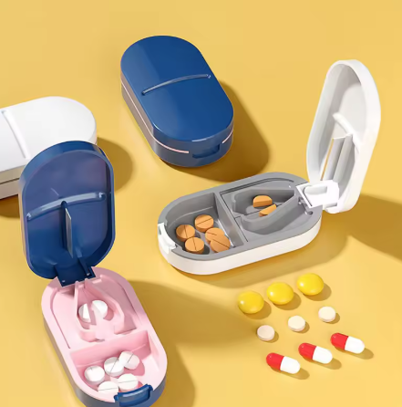 NDIS & My Aged Care Approved Pill Cutter | Safe & Easy Tablet Splitting Aid - Ocean Blue