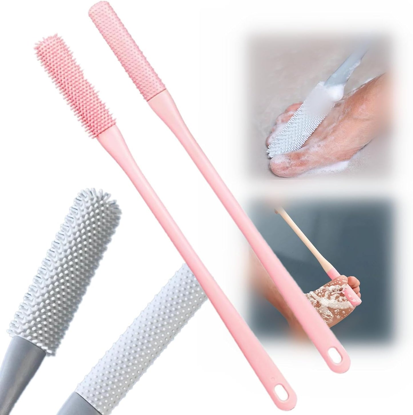Rubber Toe Washer & Exfoliator – Gentle Foot Care Aid for Clean, Soft Skin