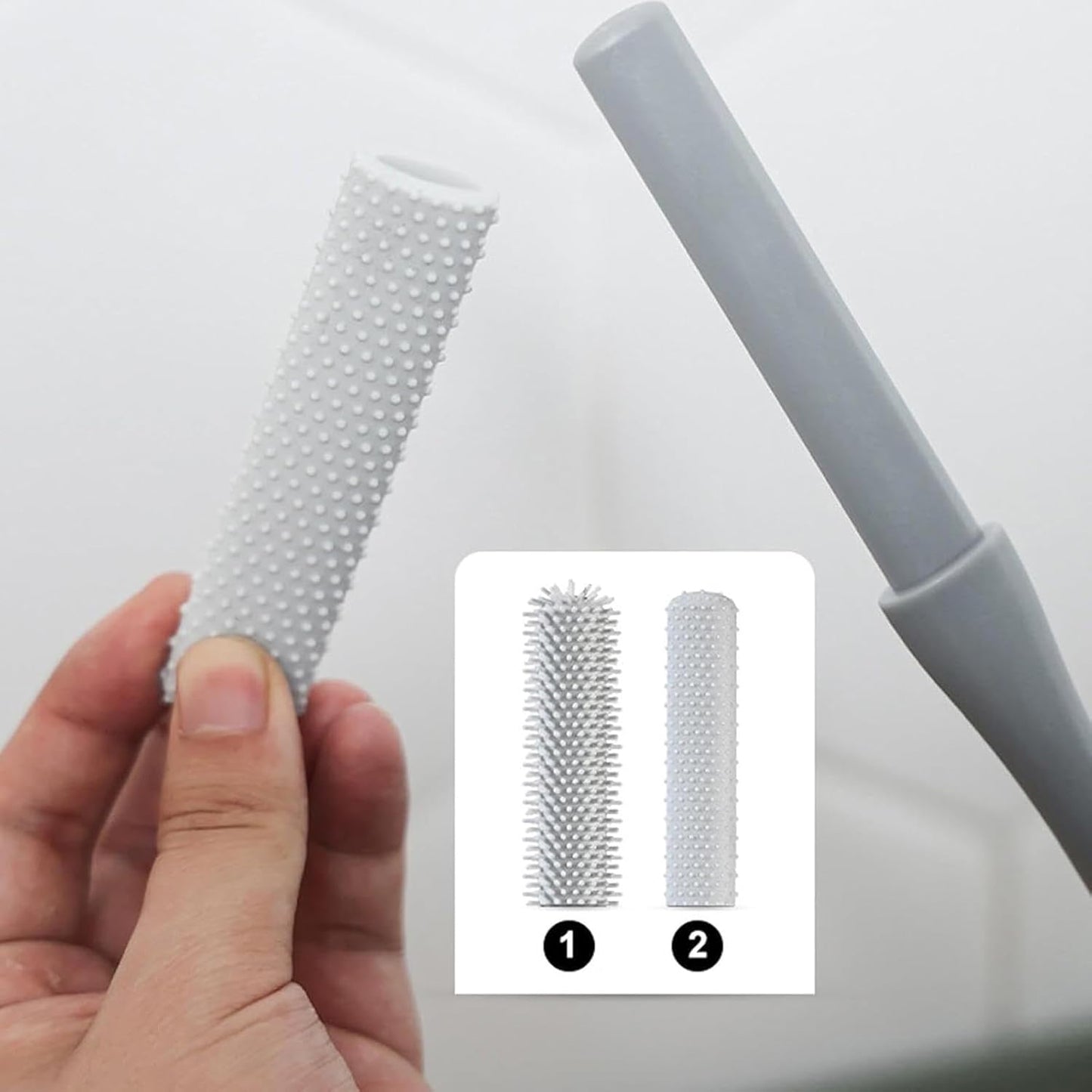 Rubber Toe Washer & Exfoliator – Gentle Foot Care Aid for Clean, Soft Skin