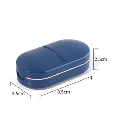 NDIS & My Aged Care Approved Pill Cutter | Safe & Easy Tablet Splitting Aid - Ocean Blue