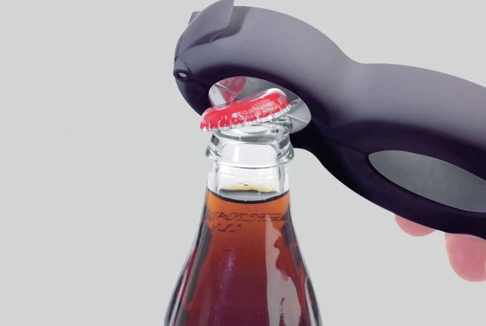 6-in-1 Kitchen Tool Opener – Easy Grip for Jars, Bottles, Cans & Bags