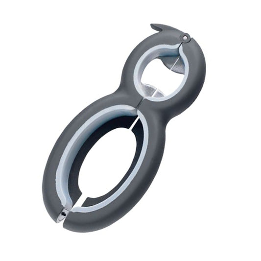 6-in-1 Kitchen Tool Opener – Easy Grip for Jars, Bottles, Cans & Bags