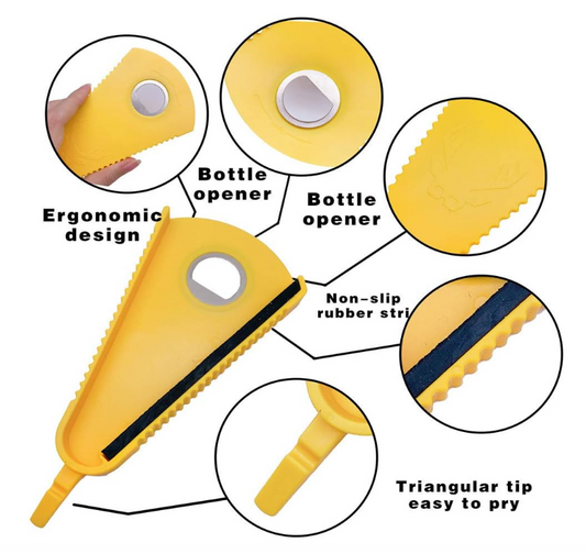 Multi-Function Jar & Bottle Opener – Non-Slip Grip, Ergonomic Design
