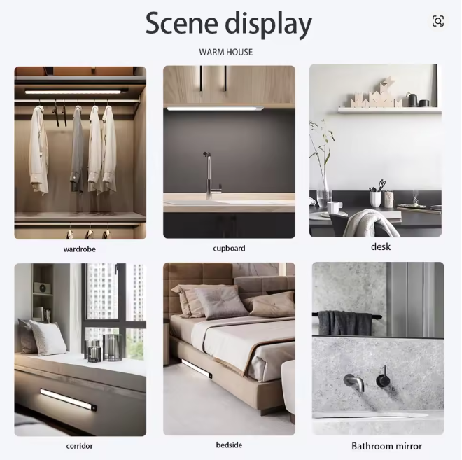 Motion Sensor Lighting – Rechargeable (10cm, 20cm, 30cm)