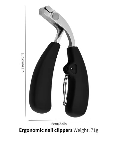 Ergonomic Grip Nail Clippers – Easy-Hold Aid