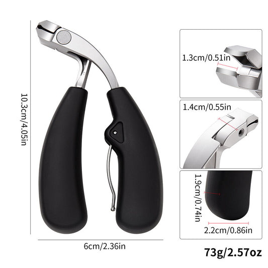 Ergonomic Grip Nail Clippers – Easy-Hold Disability Aid