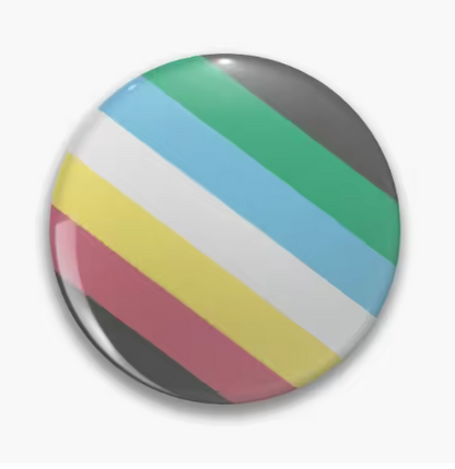 Disability Pride Flag Pin - 5 in a pack